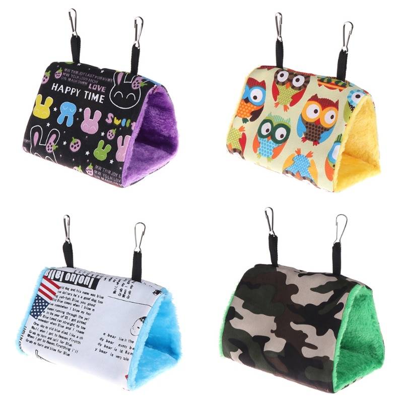 Plush Hanging Cave for Bird