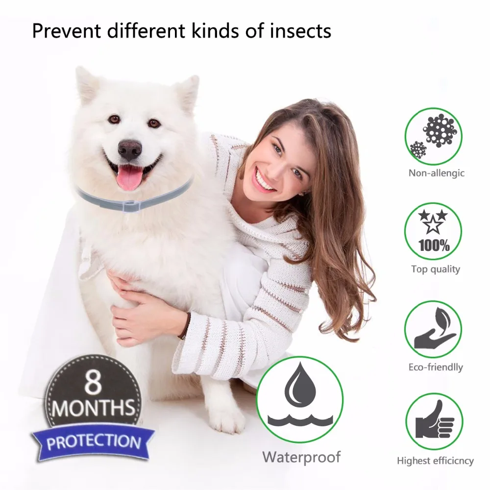 Summer Anti-insect Cat Dog Collar Anti Flea Mosquitoes Ticks Waterproof Cat Flea Collar Dog Accessories Pet Heal Caring Tool Uncategorized 