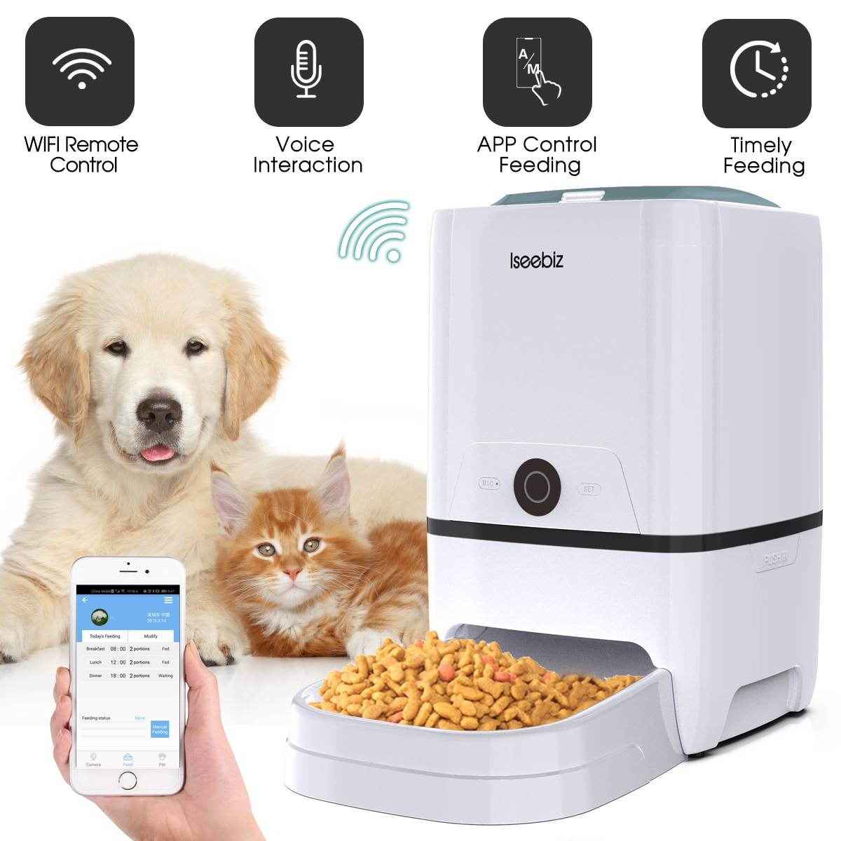 Automatic Pet Feeder with Voice Recording