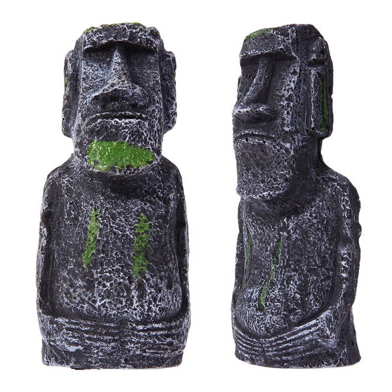 Aquarium Resin Island Statue