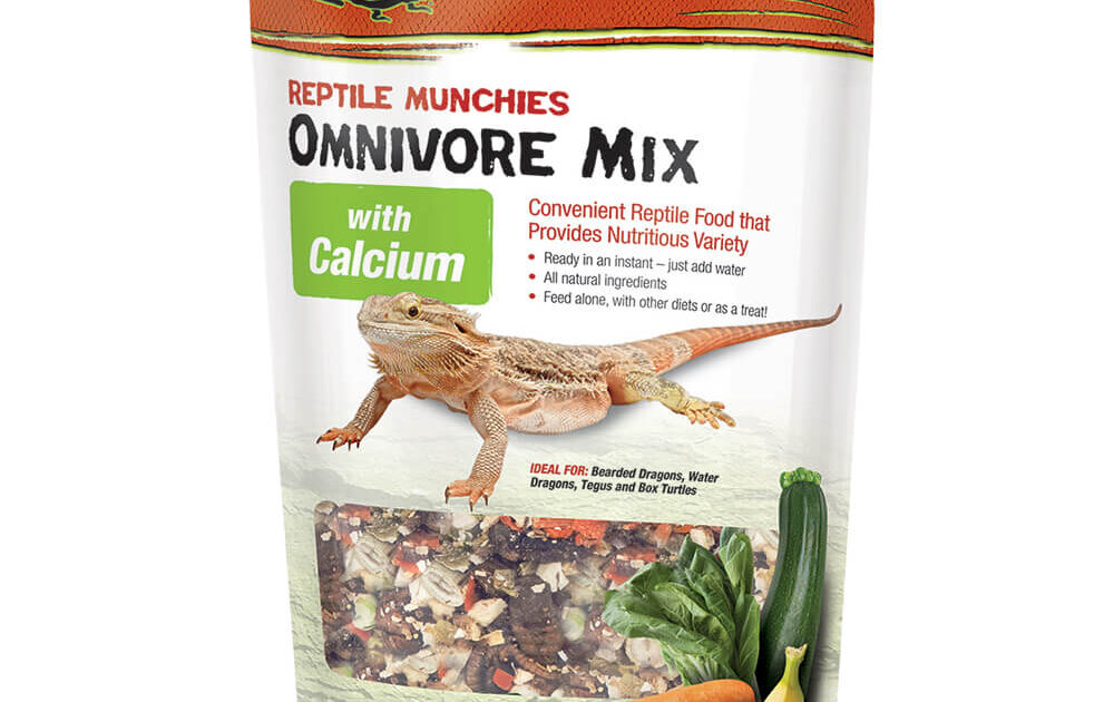 Reptile Munchies Omnivore with Calcium 4 ounces