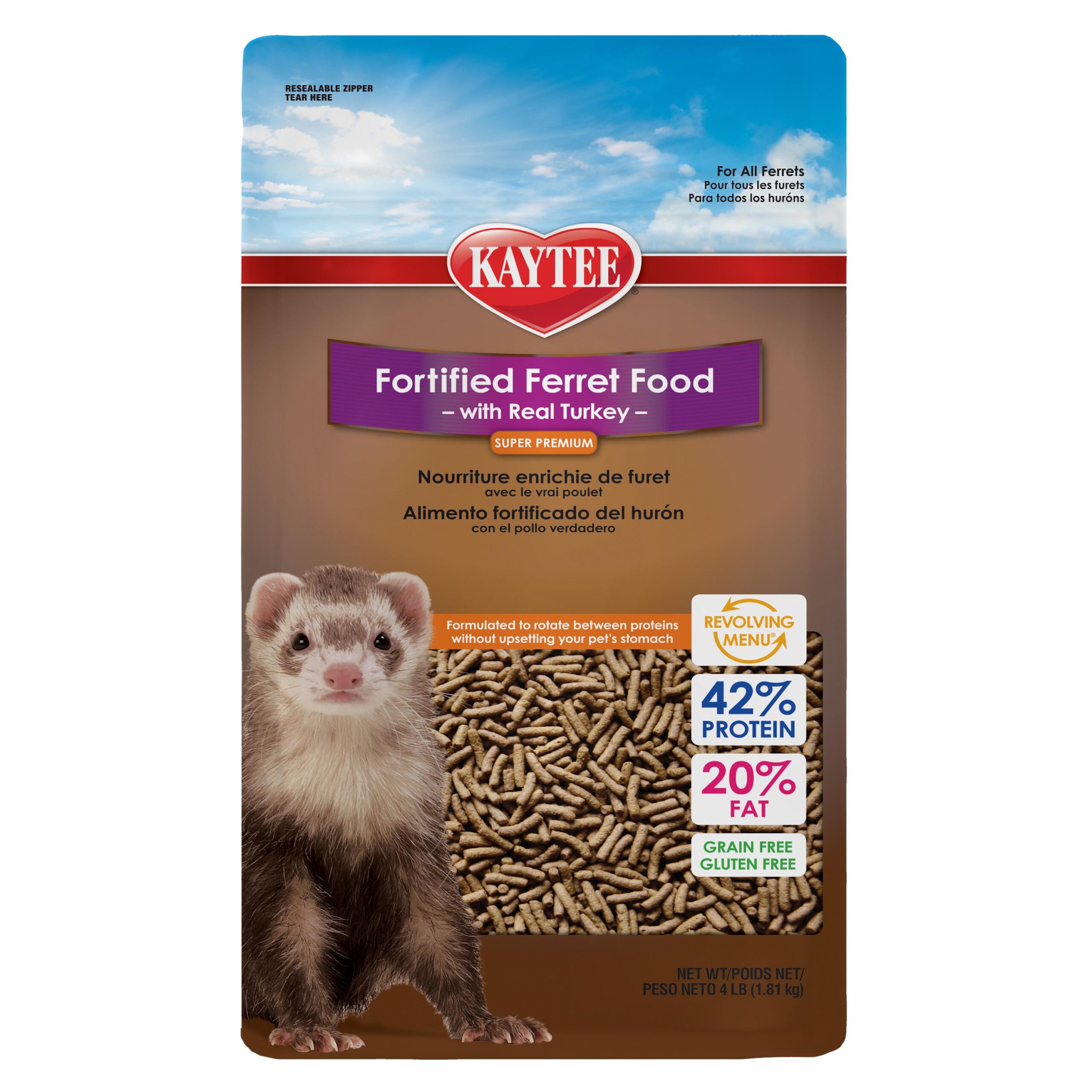 Ferret Diet Turkey 4 lbs