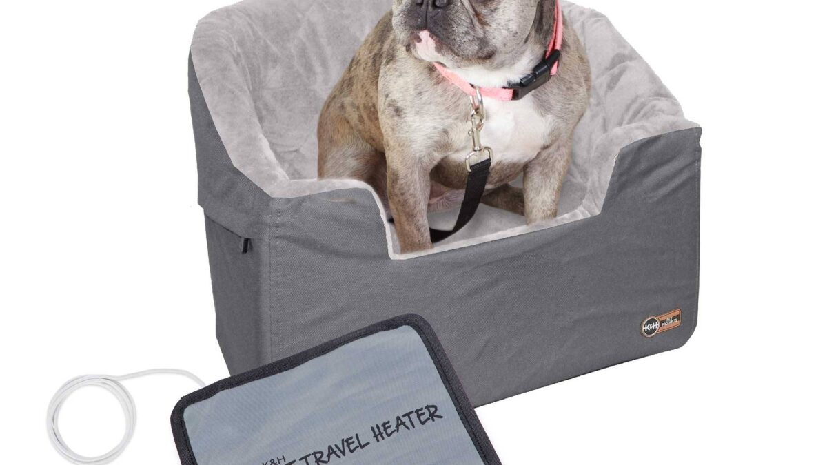Bucket Booster Pet Seat Collapsible Heated