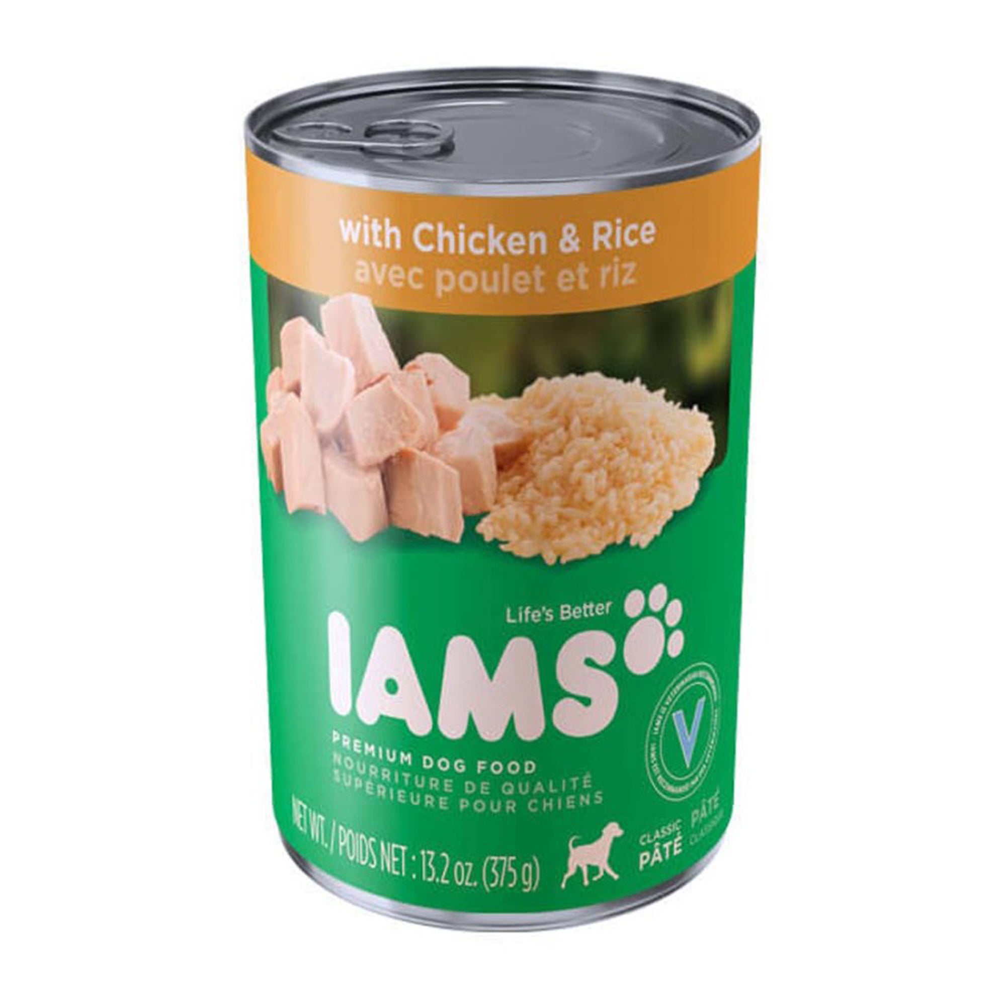 IAMS Proactive Health PatÃƒÂ© Adult Wet Dog Food Pate w/Chicken & Rice 12ea/13.2 oz