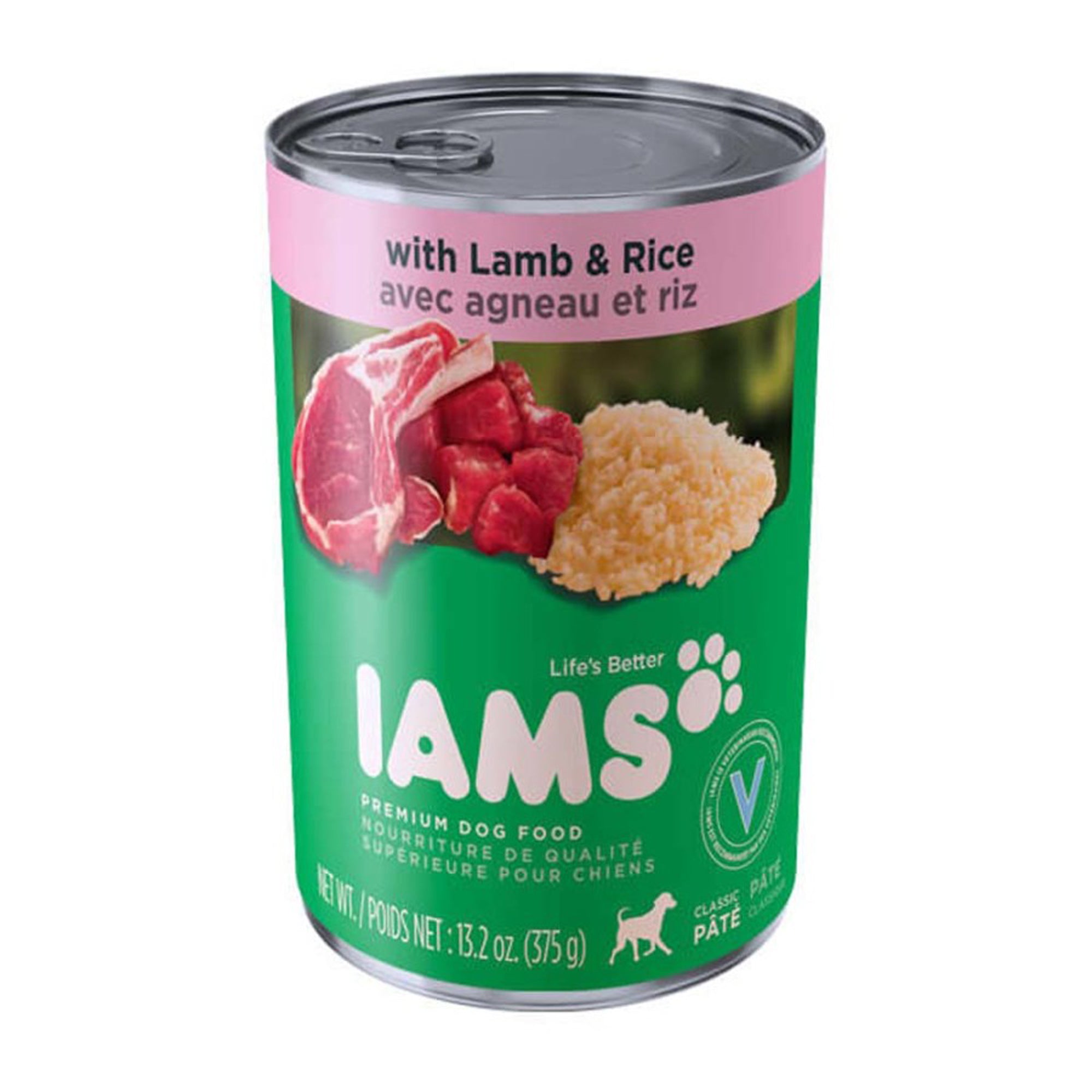 IAMS Proactive Health PatÃƒÂ© Adult Wet Dog Food Pate w/Lamb & Rice 12ea/13.2 oz