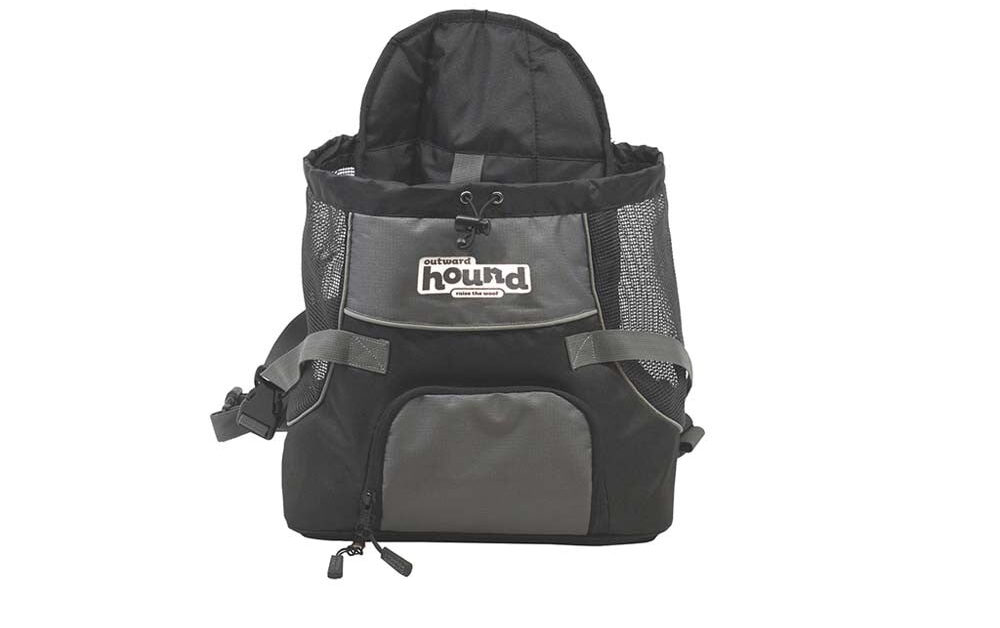 Outward Hound Pooch Pouch Dog Front Carrier Gray 1ea/SM, 8.88In X 12 in
