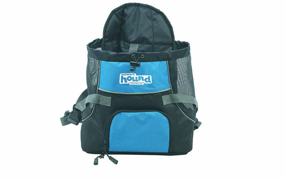 Outward Hound Pooch Pouch Dog Front Carrier Blue 1ea/MD, 11In X 14.88 in